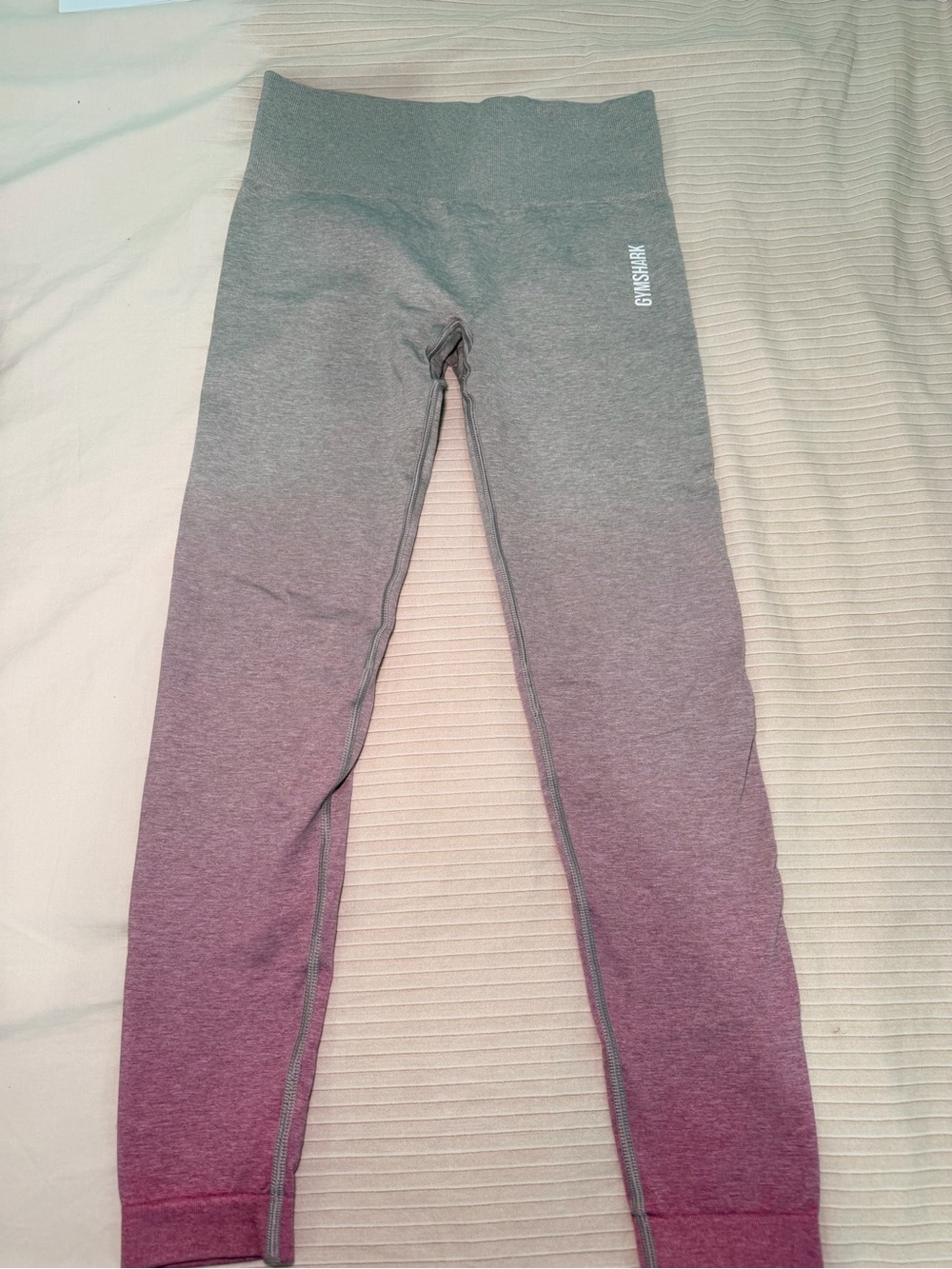 Gymshark Ombre Gray to Pink Leggings